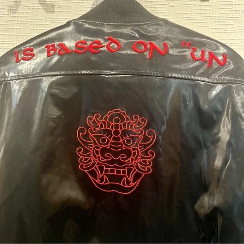 EVISU The Spirit Of EVISU Japanese Designer Bomber Jacket - Picture 5 of 14